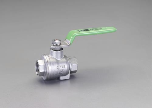 ESCO(エスコ) Rc1・1/4” ボールバルブ(ステンレス製・フルボア型) EA470AG-12