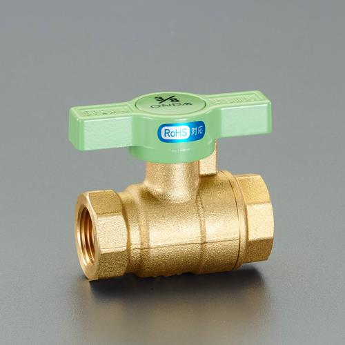 オンダ製作所 Rc3/8” ボールバルブ(ROHS指令対応/真鍮製) G-FF-T10