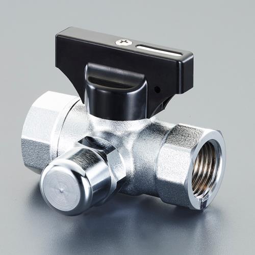 オンダ製作所 Rc1/2” ネジボールガス栓(LPガス低圧用/検査孔付 GK1-T15M