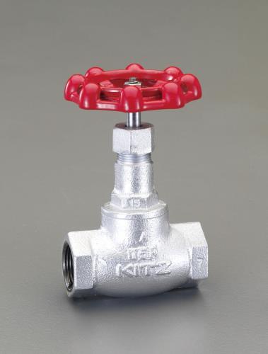 ESCO(エスコ) Rc 1/2” グローブバルブ(ダクタイル鋳鉄製) EA470CE-4