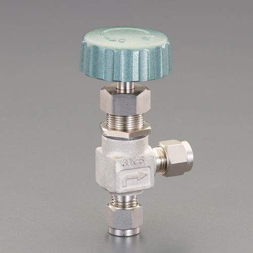 ESCO(エスコ) 6mm ニードルバルブ(アングル型/ステンレス製) EA470CM-306
