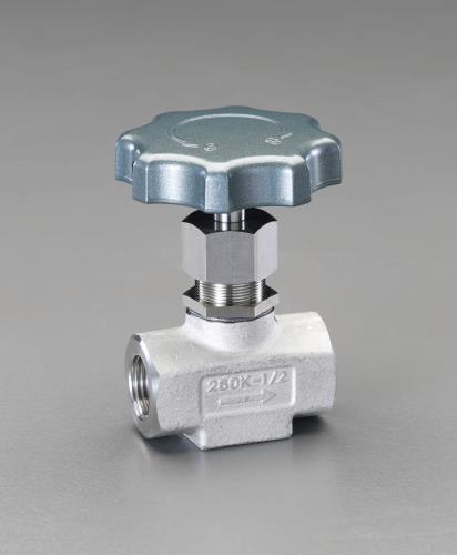 ESCO(エスコ) Rc 1/2” ニードルバルブ(ステンレス製) EA470CN-4