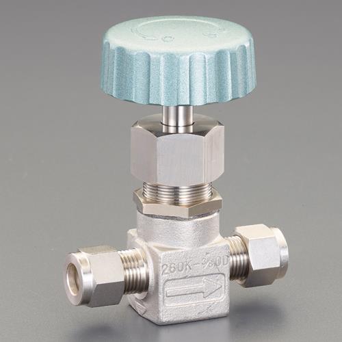 ESCO(エスコ) 1/2” ニードルバルブ(ステンレス製) EA470CP-4