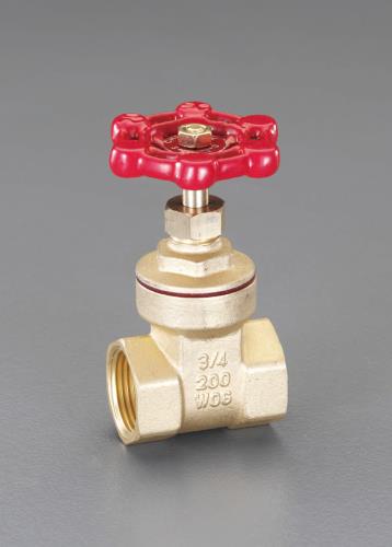ESCO(エスコ) NPT 1” ゲートバルブ(真鍮製) EA470DL-8