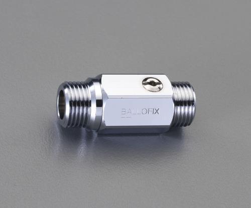ESCO(エスコ) R 1/2”xR 1/2” ミニボールバルブ(ニップル型) EA470FC-4R