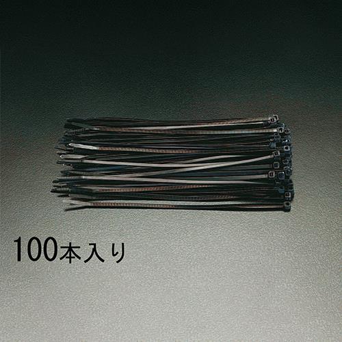 ESCO(エスコ) 400x 4.6mm 結束バンド(耐候性/100本) EA475B-400