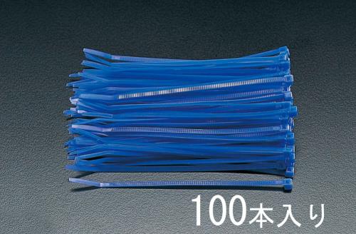 ESCO(エスコ) 200x 4.6mm 結束バンド(青/100本) EA475D-200