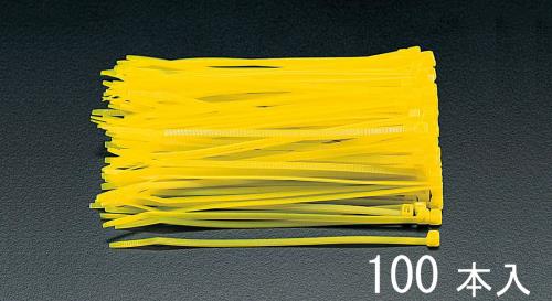 ESCO(エスコ) 200x 4.6mm 結束バンド(黄/100本) EA475E-200
