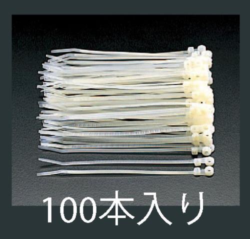 ESCO(エスコ) 110 mm 結束バンド(固定穴付/100本) EA475EM-110