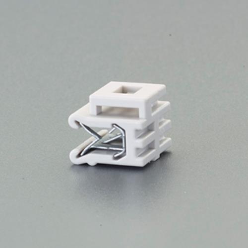 ヘラマンタイトン 結束バンド用クリップベース(耐熱・耐候性/50個) EC1640-S-GRY