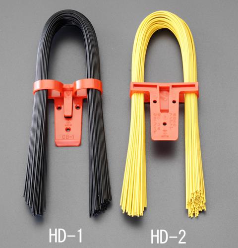 未来工業 0.9x450mm 被覆付き結束線(黒/100本) CB-1B