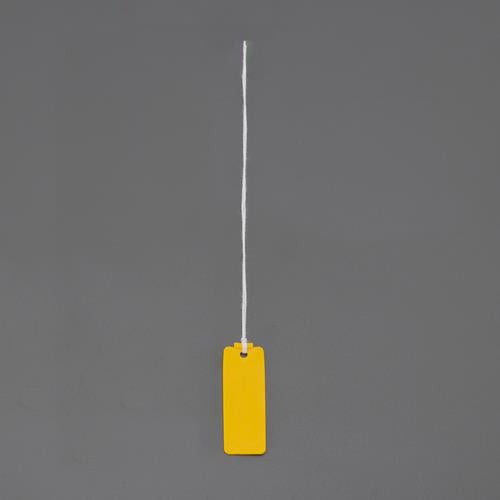 未来工業 15x41mm 線名札(角形/黄/20枚) KF-1H