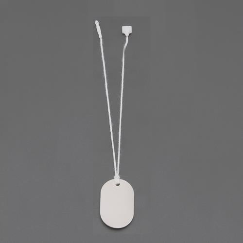 未来工業 20x30mm クイック線名札(小判形/20枚) KF-2030CW