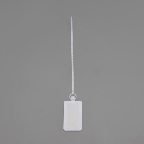 未来工業 26x41mm ワンタッチ線名札(角形/透明/10枚) KFYC-2035