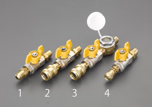 ロテックス(ROTEX) F3/8” x F3/8” ボールバルブ(サービス用) RP4331