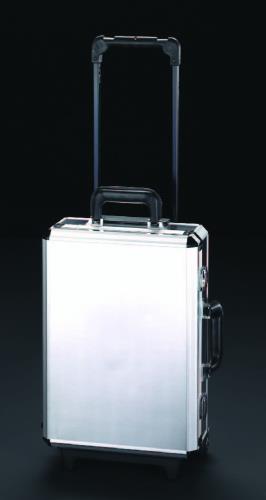 ESCO(エスコ) 335x155x470mm アルミケース(キャスター付) EA502AA-2