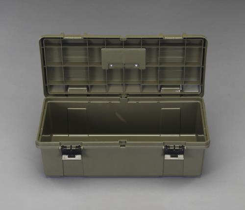 ESCO(エスコ) 697x330x250mm 工具箱(両開式/OD色) EA505K-690D