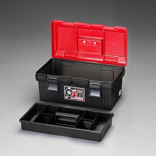ESCO(エスコ) 450x243x210mm 工具箱(中皿付) EA505KB-450
