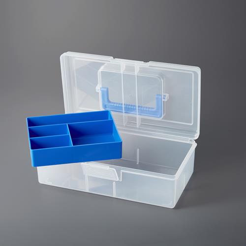 明邦化学工業(MEIHO) 270x147x 87mm 工具箱(中皿付/青) EA505MC-11