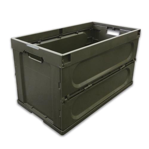 ESCO(エスコ) 764x455x458mm/ 131L 折畳コンテナ(OD色) EA506AA-20D
