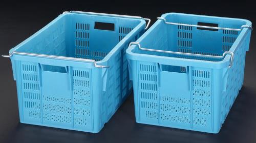 ESCO(エスコ) 670x470x333mm/ 81.2L コンテナ(2個) EA506AB-17A