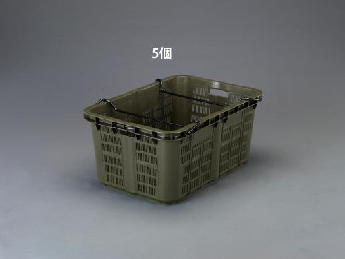 ESCO(エスコ) 808x553x370mm/119.6L コンテナ(OD/5個) EA506AB-19E