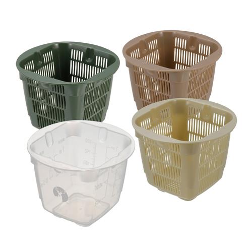 キャプテンスタッグ 100x100x75mm ざるセット(ポリプロピレン製) UH-4724