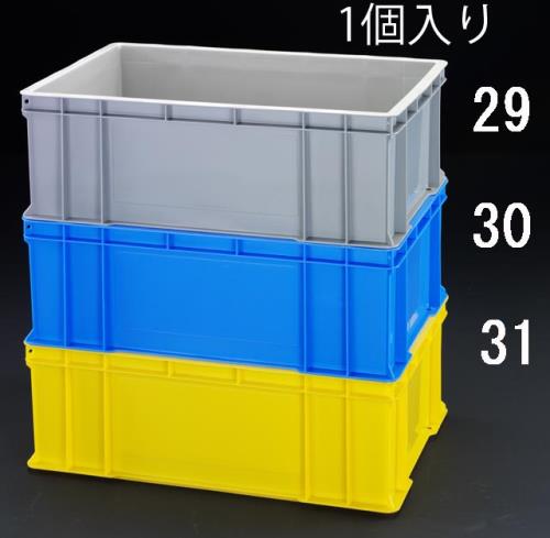 ESCO(エスコ) 658x448x225mm/53.9L コンテナ(イエロー) EA506AF-31