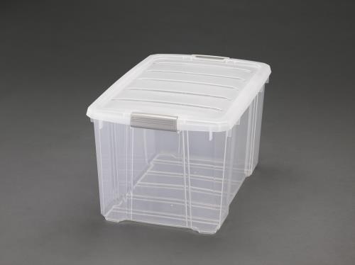 アイリスオーヤマ(IRIS OHYAMA) 590x388x324mm 収納ボックス(バックル付/クリアー) NSK-450