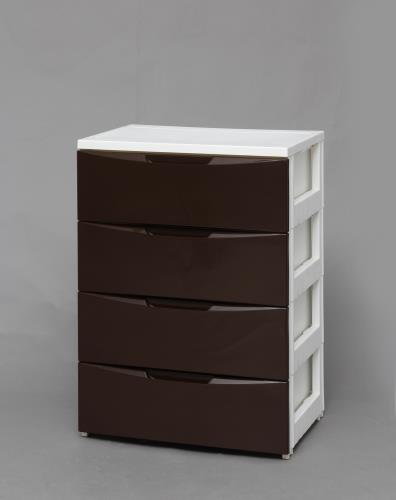 アイリスオーヤマ(IRIS OHYAMA) 550x410x 805mm 引出し式収納ケース(4段) COD-554