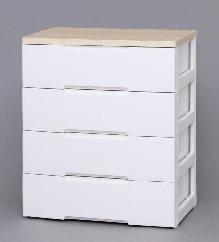 アイリスオーヤマ(IRIS OHYAMA) 805x510x 940mm 引出し式収納ケース(4段) HG-804