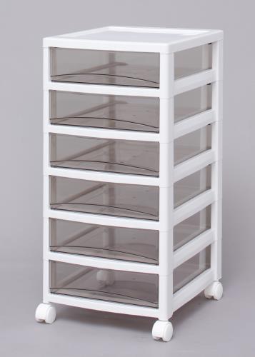 アイリスオーヤマ(IRIS OHYAMA) 320x390x 680mm 引出し式収納ケース(6段) SCE-600