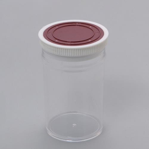 瑞穂化成工業 φ68.5x124.5mm/300mlポリ容器(押込フタ式/6個 0439