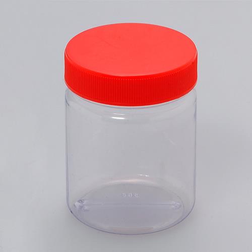 瑞穂化成工業 φ90.0x 120mm/ 500ml ポリ容器(クリアー) 0397