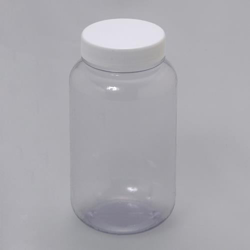 瑞穂化成工業 φ91.5x180mm/1000ml広口ポリ容器(クリアー/10個 0383
