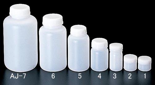 瑞穂化成工業 φ 38x 77mm/ 50ml 広口ポリ容器(中蓋付/10コ 0082