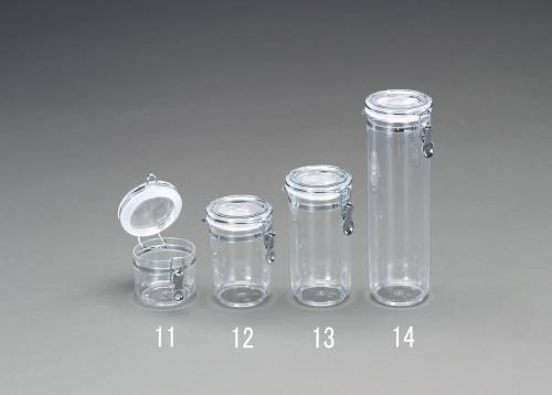 ESCO(エスコ) φ132x145mm/0.70L 密閉容器(ポリスチレン製) EA508AR-12
