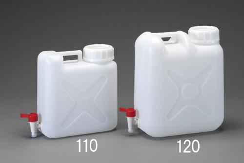 瑞穂化成工業 10L 広口ポリタンク(ケミカルコック付) 0316