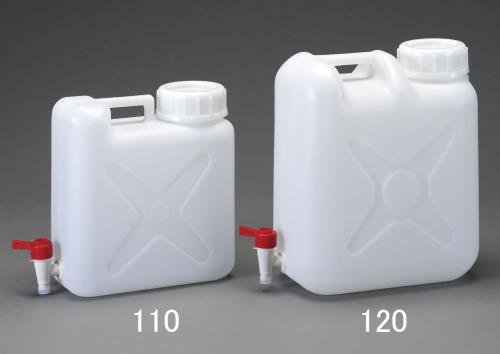 瑞穂化成工業 20L 広口ポリタンク(ケミカルコック付) 0318