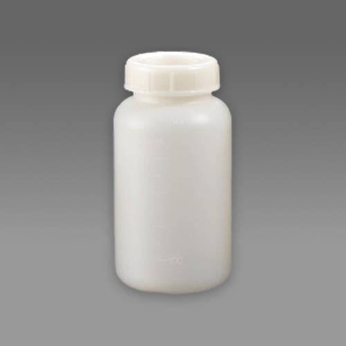 サンプラテック φ 78x151mm/ 500ml 広口ポリ容器(帯電防止) 25006