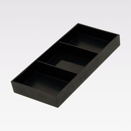 ESCO(エスコ) 212x102x 27mm 仕切付トレー(3セル/導電性) EA508FB-21