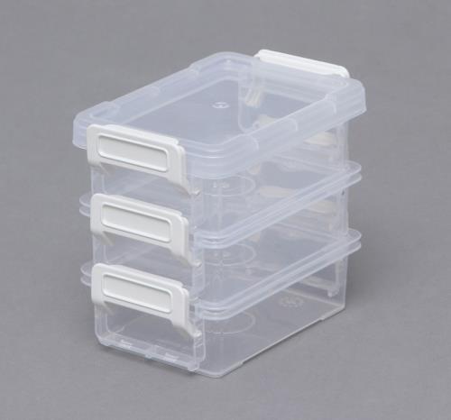 アイリスオーヤマ(IRIS OHYAMA) 123x 82x44mm 連結ケース(3個) JIC-M