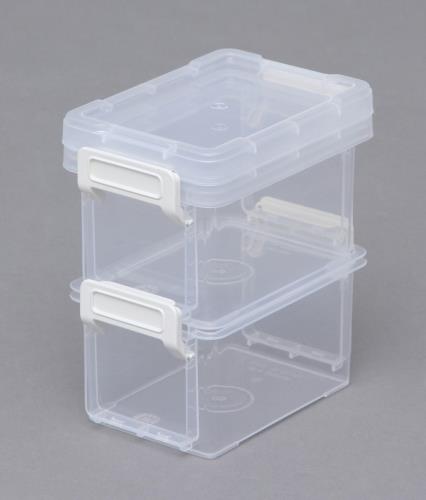 アイリスオーヤマ(IRIS OHYAMA) 123x 82x70mm 連結ケース(2個) JIC-MD