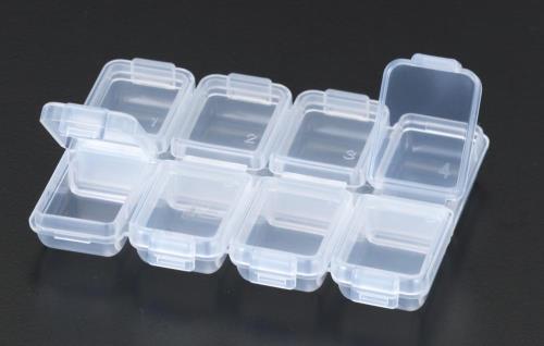 明邦化学工業(MEIHO) 8連 小物箱(ふた付) EA508MA-23A