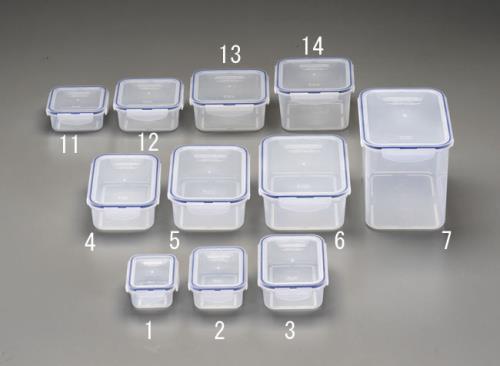 ESCO(エスコ) 147x207x 71mm/1.30L 密閉保存容器 EA508TL-5