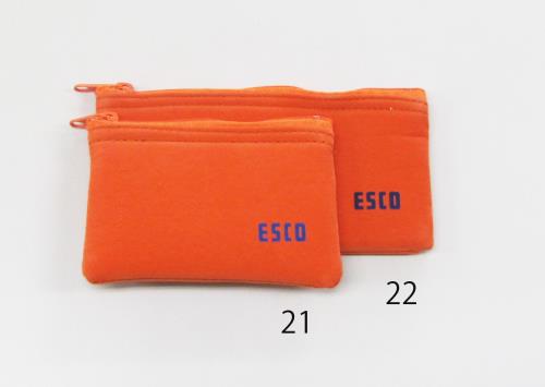 ESCO(エスコ) 140x 70mm 小物袋(オレンジ) EA509AD-22