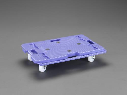 ナンシン 600x400mm/150kg ドーリー(連結型/エラストマー車輪) PD-406-3E