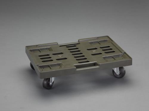 ESCO(エスコ) 534x370mm/150kg コンテナキャリー(OD色/50L用) EA520AB-15
