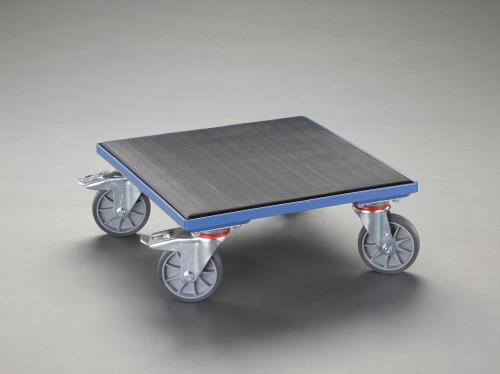 ESCO(エスコ) 500x500mm/400Kg ドーリー(木製/ゴム張) EA520AD-15