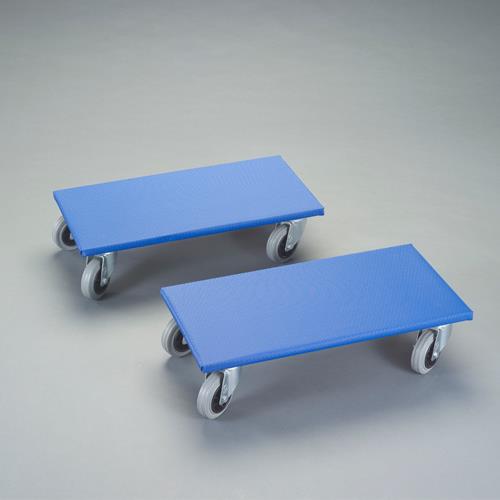 ESCO(エスコ) 600x300x140mm 木天板ドーリー(ノンスリップコート) EA520AD-5A